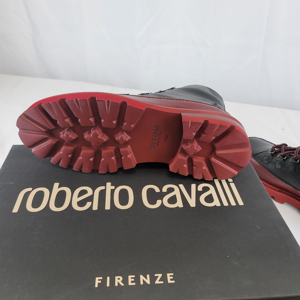 New Authentic ROBERTO CAVALLI MEN'S HALF BOOTS - Picture 6 of 7